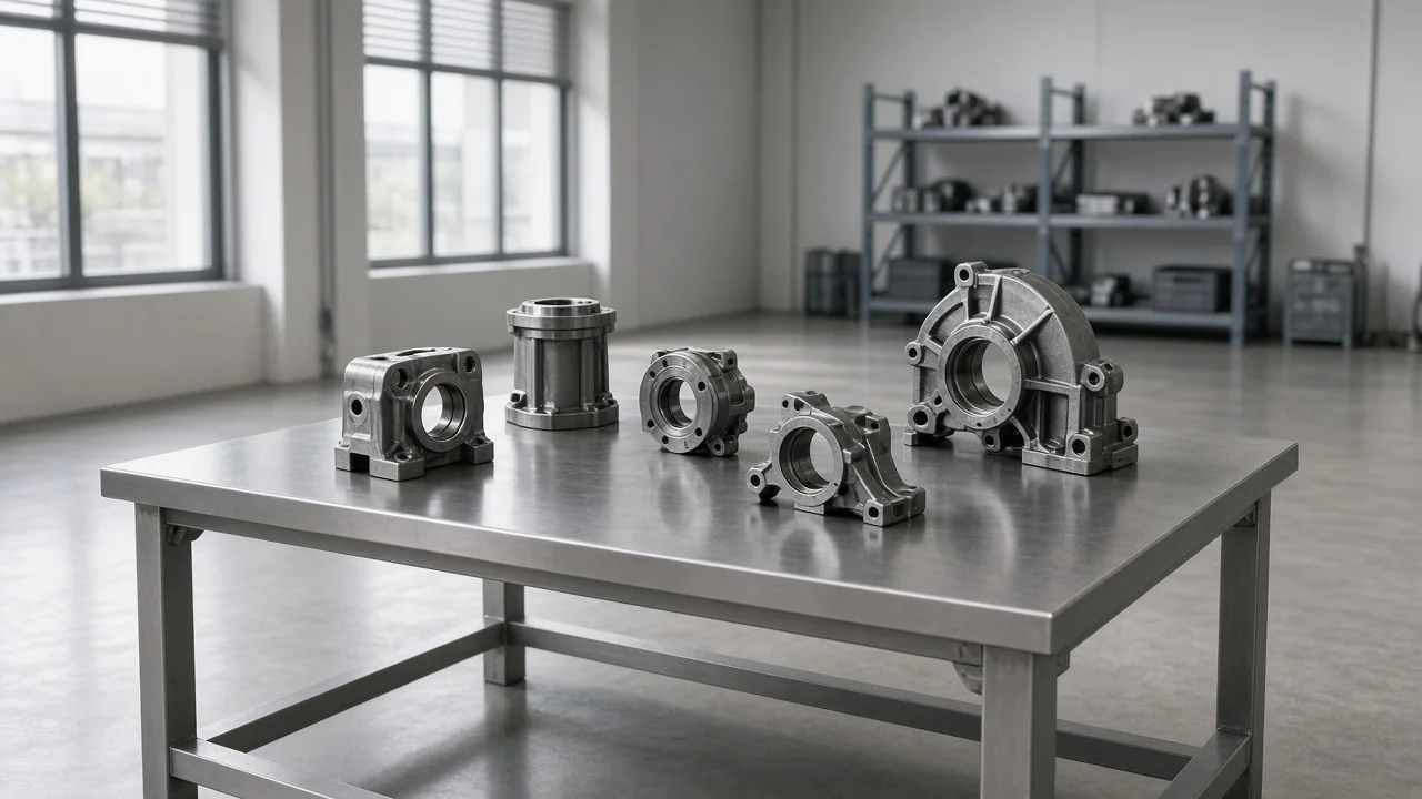 Example finished metal manufacturing components (placeholder)